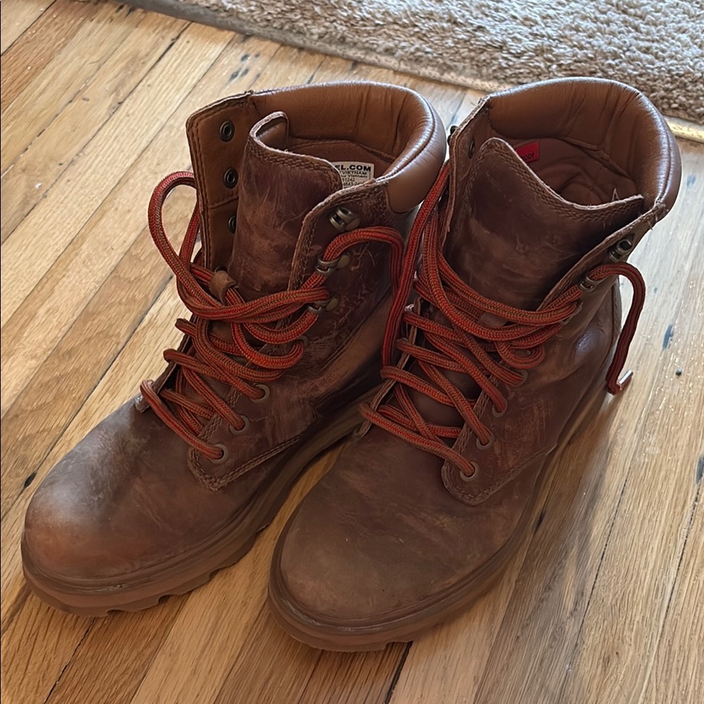 Sorel Brown Lace Up Boots Size 7.5